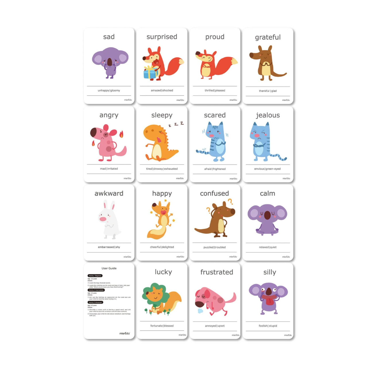 Cognitive Flash Cards - Feelings and Emotions