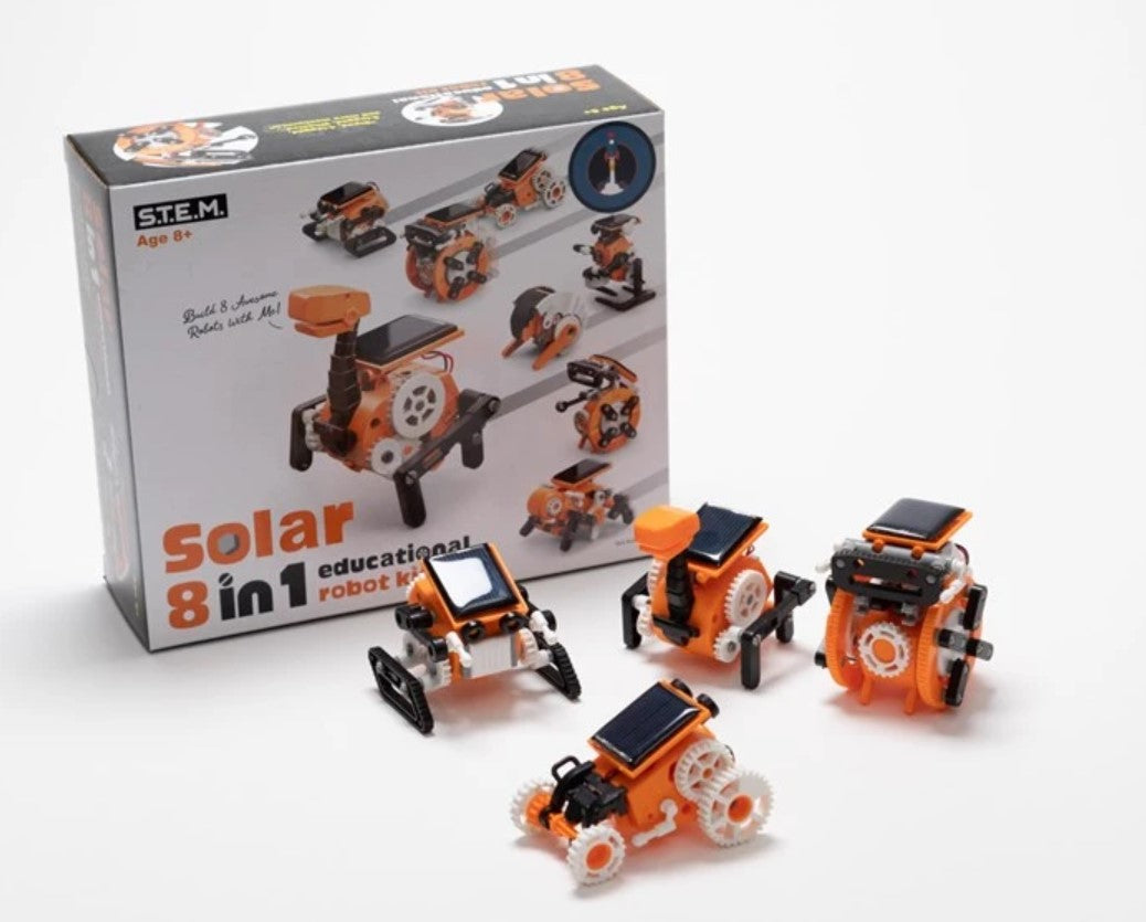 Solar 8 in 1 Educational Robot Kit