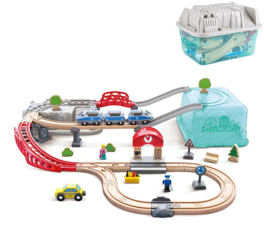 City Train Bucket Set 48pcs