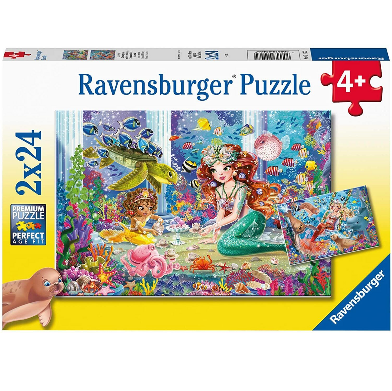 2 x 24 pc Puzzle - Mermaid Tea Party