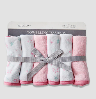 Towelling Washers (6 Pack)