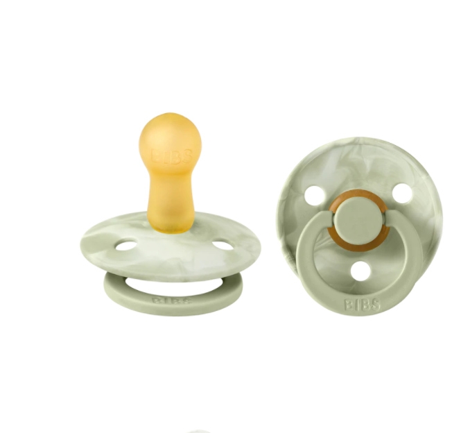 Round Pacifier Dummies Size 1 (0-6 Months) - 2pk