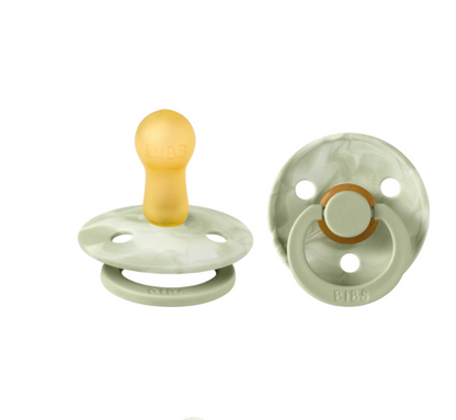 Round Pacifier Dummies Size 1 (0-6 Months) - 2pk