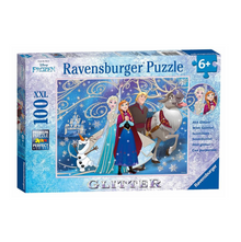 100 pc Puzzle - Disney Frozen Glittery Snow