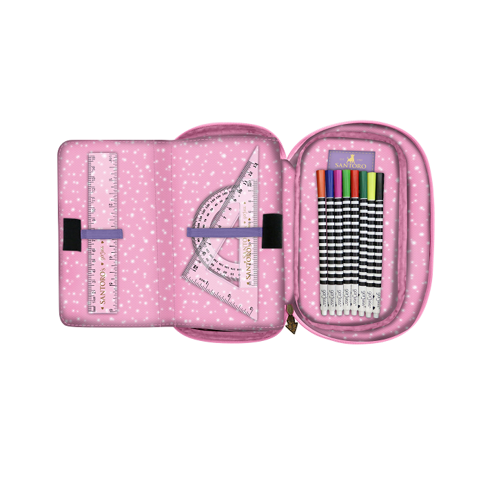 Fold-out Filled Pencil Case