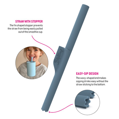 Silicone Stopper Straws for Silicone Cup