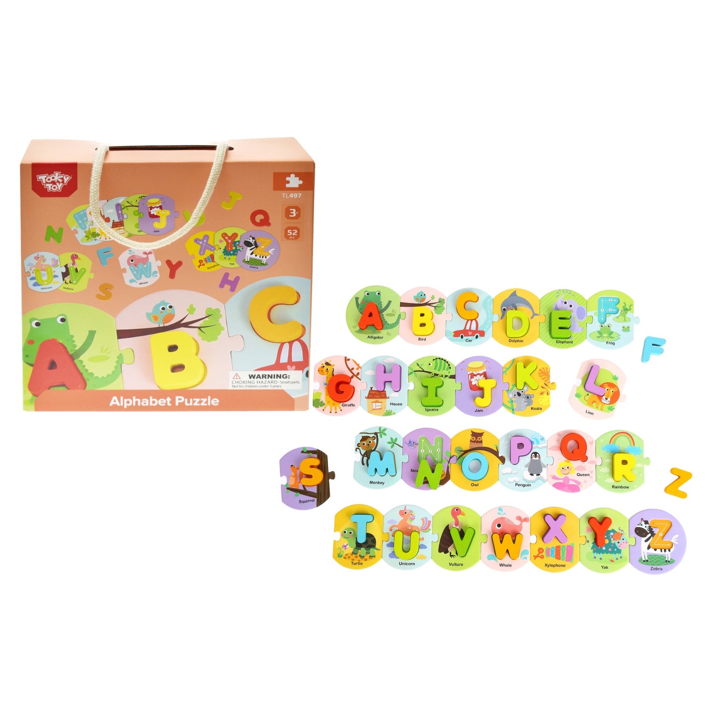 Alphabet Puzzle in Carry Box