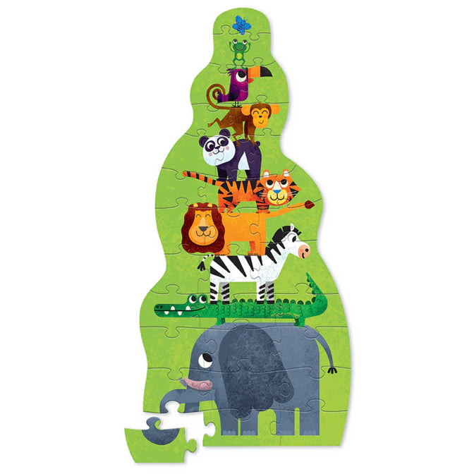 30pc Tower Puzzle - Jungle