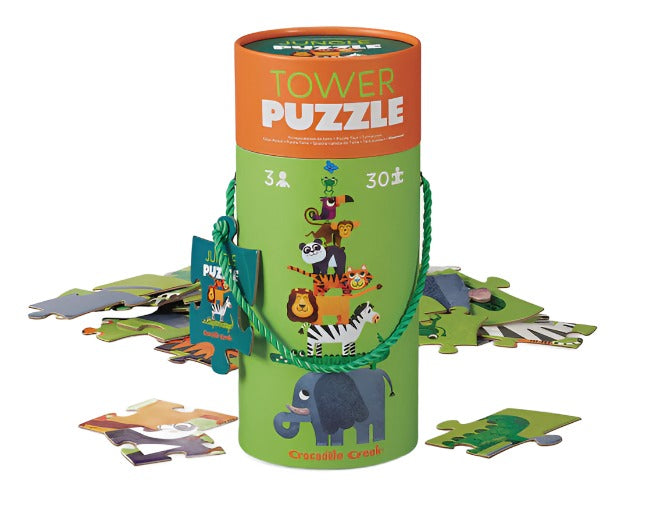 30pc Tower Puzzle - Jungle