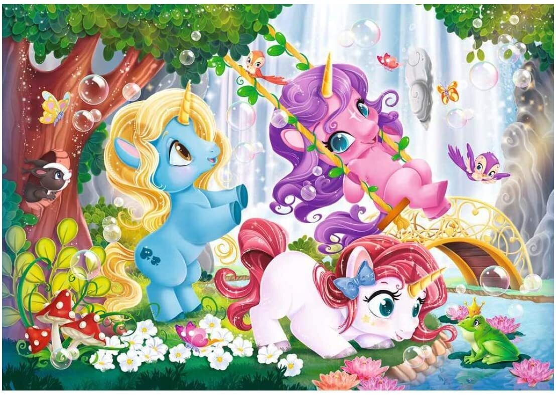 2 x 12 pc Puzzle - Unicorns at Play