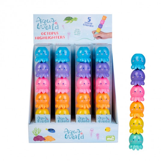 Aqua World - Octopus Highlighters