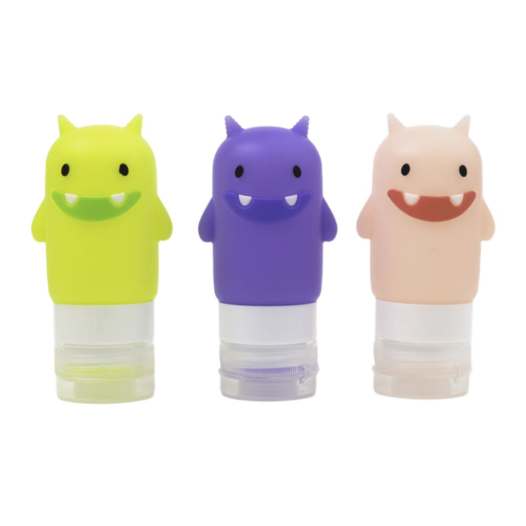 Set of 3 Squeeze Bottles - assorted