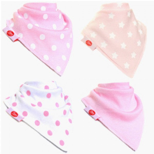 Bandana Dribble Bibs - 4pk