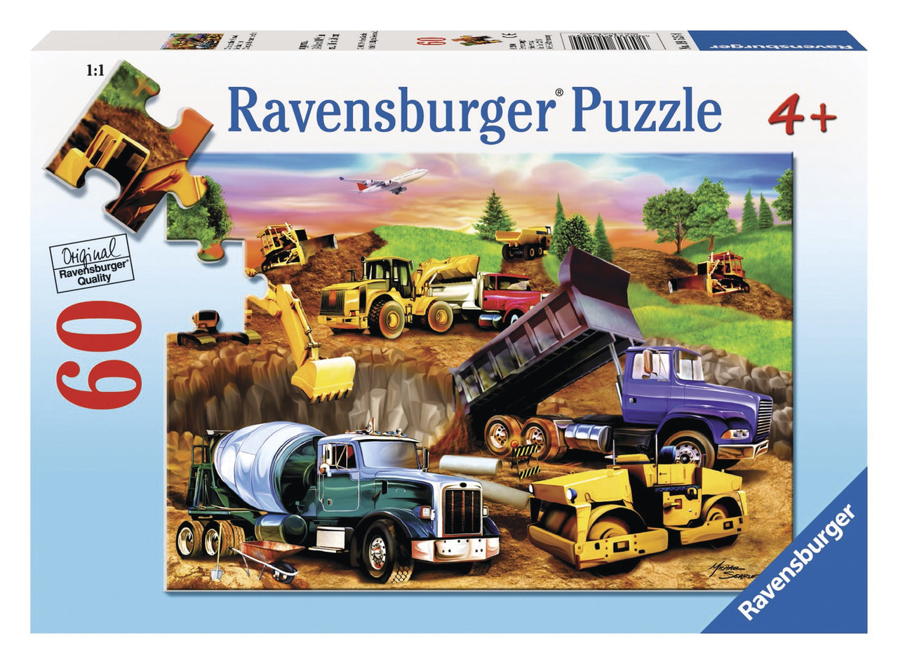 60 pc Puzzle - Construction Crowd