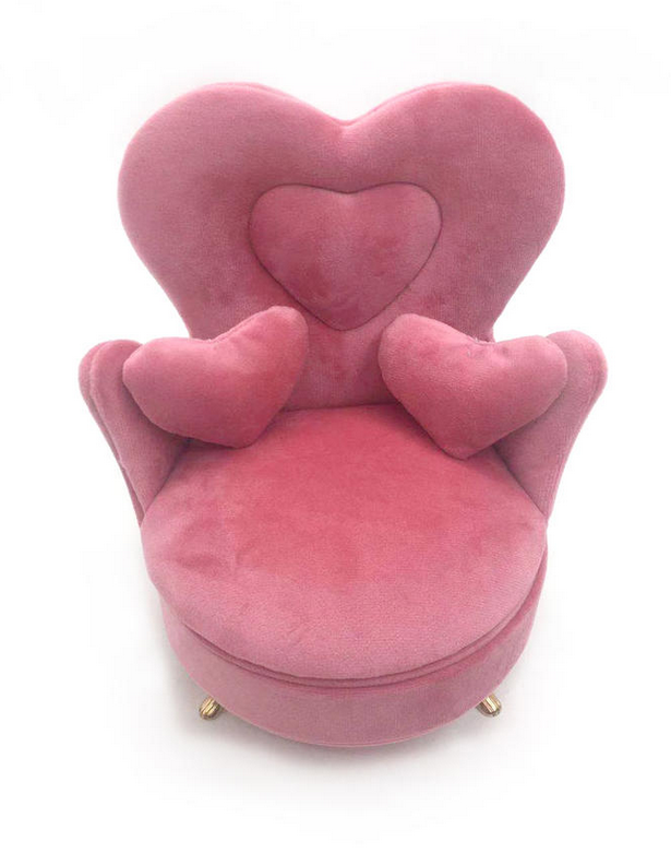 Jewellery Box - Love Chair - Soft Pink