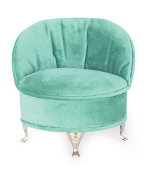 Jewellery Box - Small Chair - Aqua