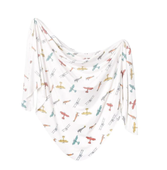 Knit Swaddle Blanket - assorted