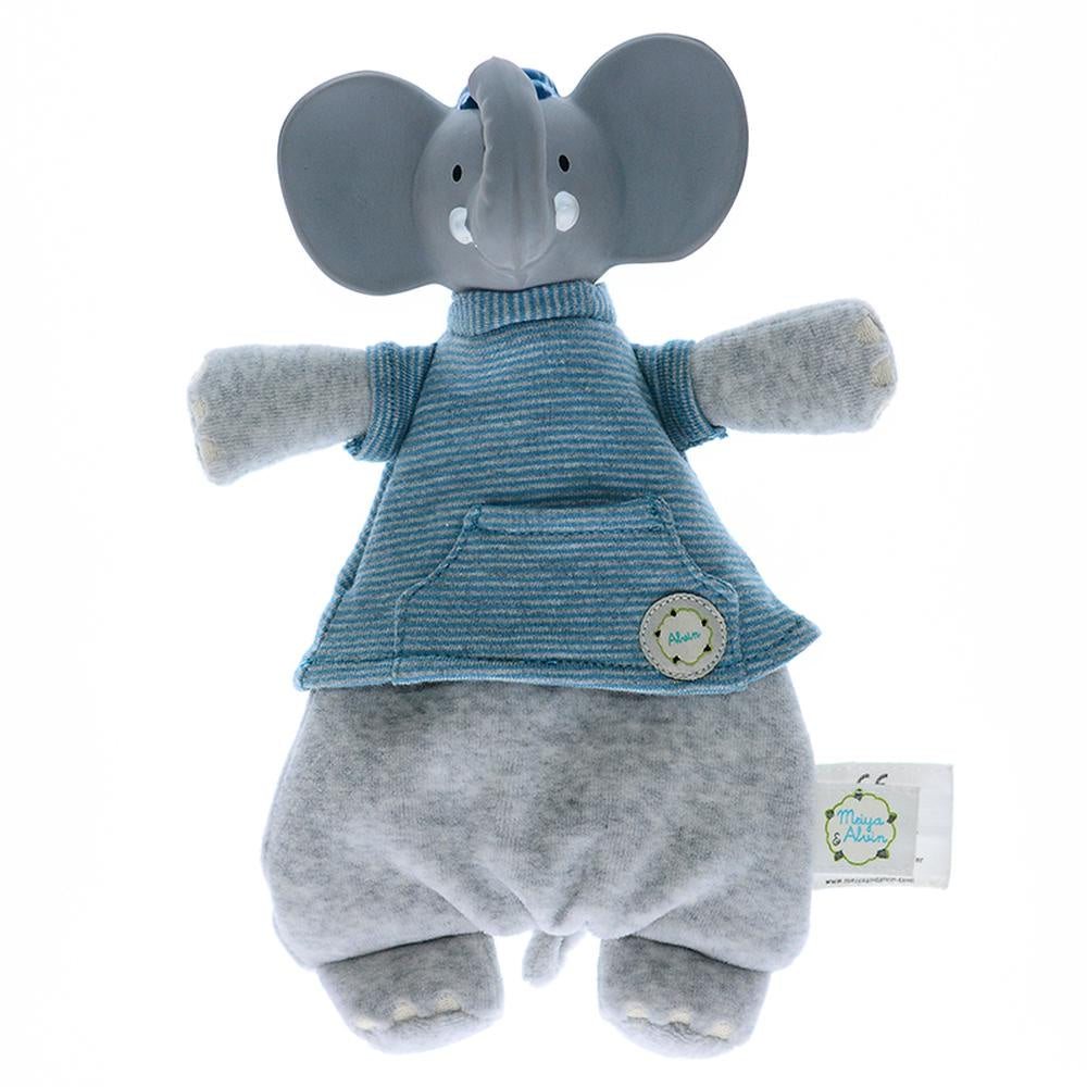 Alvin the Elephant Teether Rattle Toy