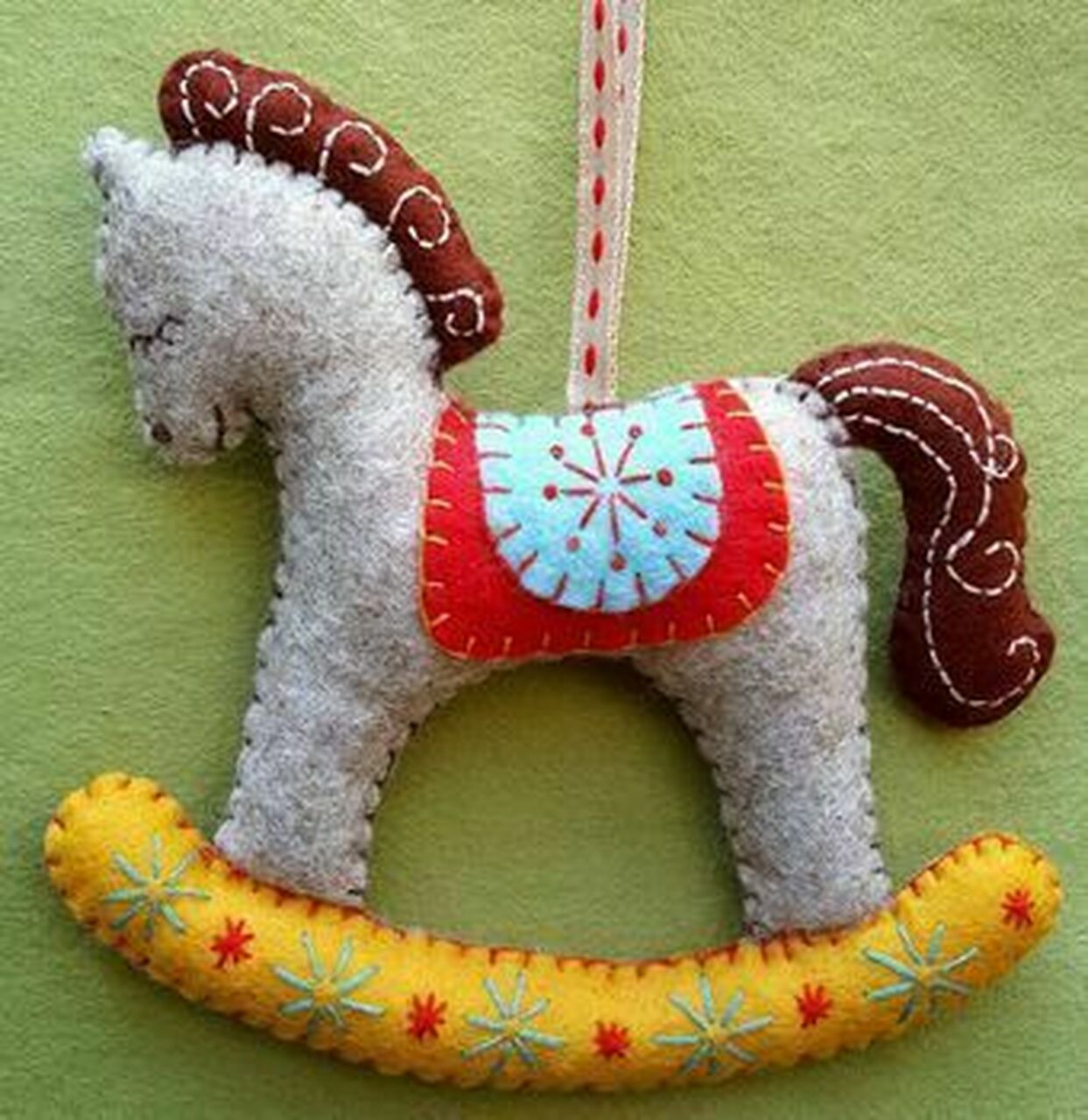Felt Sewing Kit - Rocking Horses