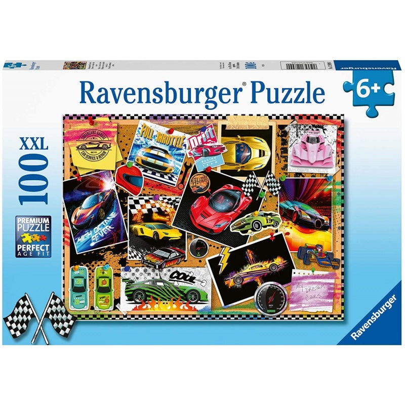 100 pc Puzzle - Dream Cars