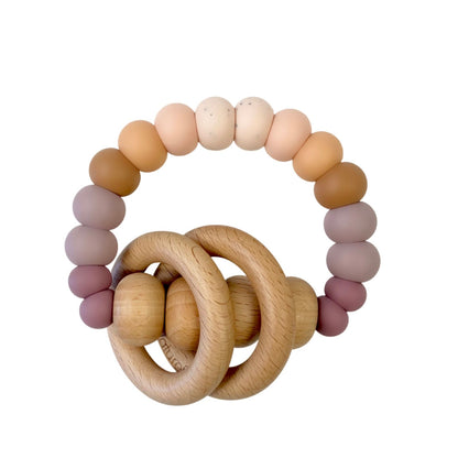 Rainbow Rattle Teething Toy