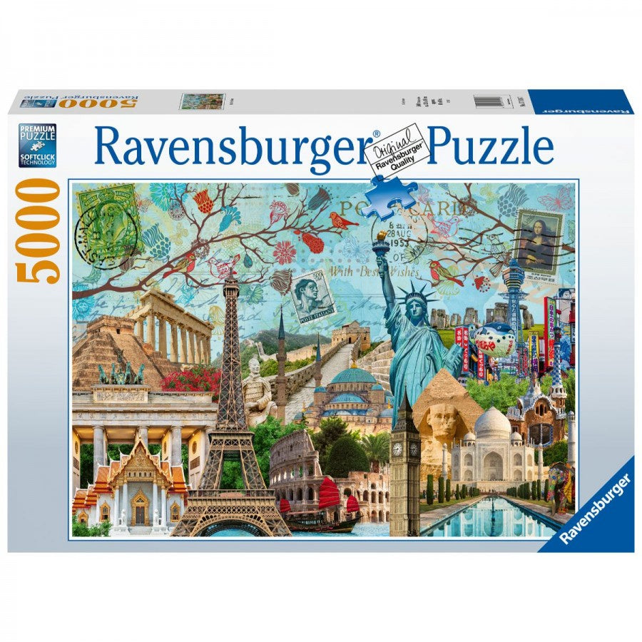 5000 pc Puzzle - Big City Collage