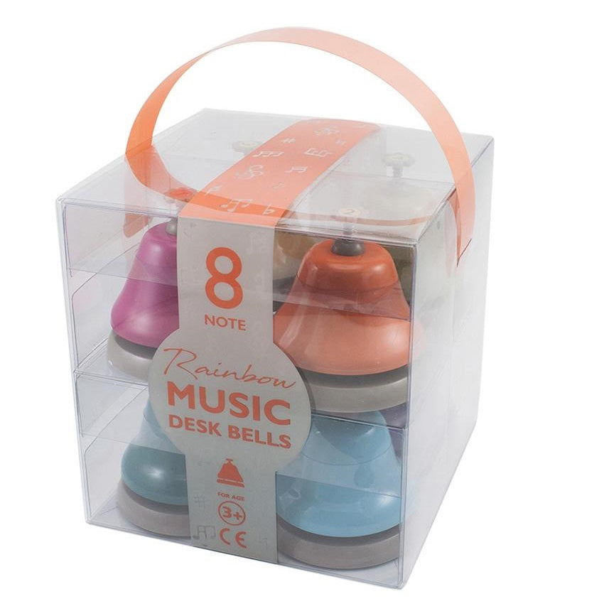 Rainbow Music Desk Bells - 8pc