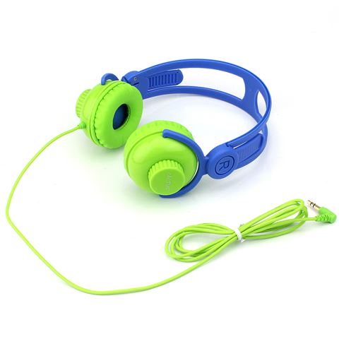 Cactus Headphones for Kids (blue)