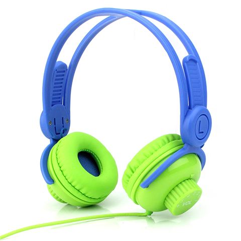 Cactus Headphones for Kids (blue)
