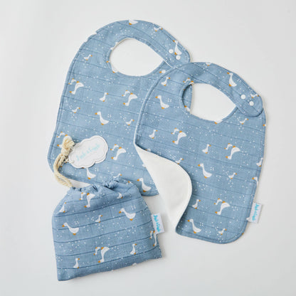 Muslin Bibs 2 pack - Assorted