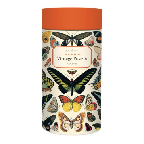 1000 pc Vintage Puzzle - Butterflies