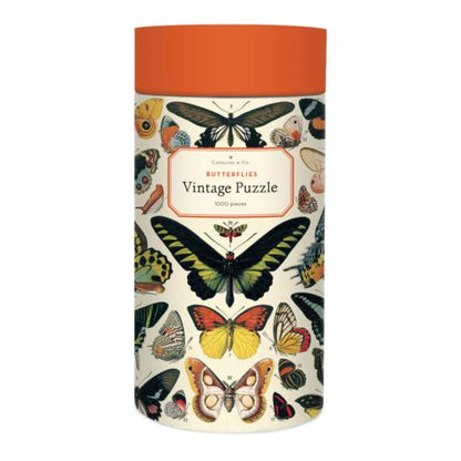 1000 pc Vintage Puzzle - Butterflies
