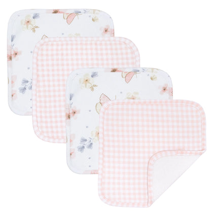 Wash Cloths - 4 pk assorted