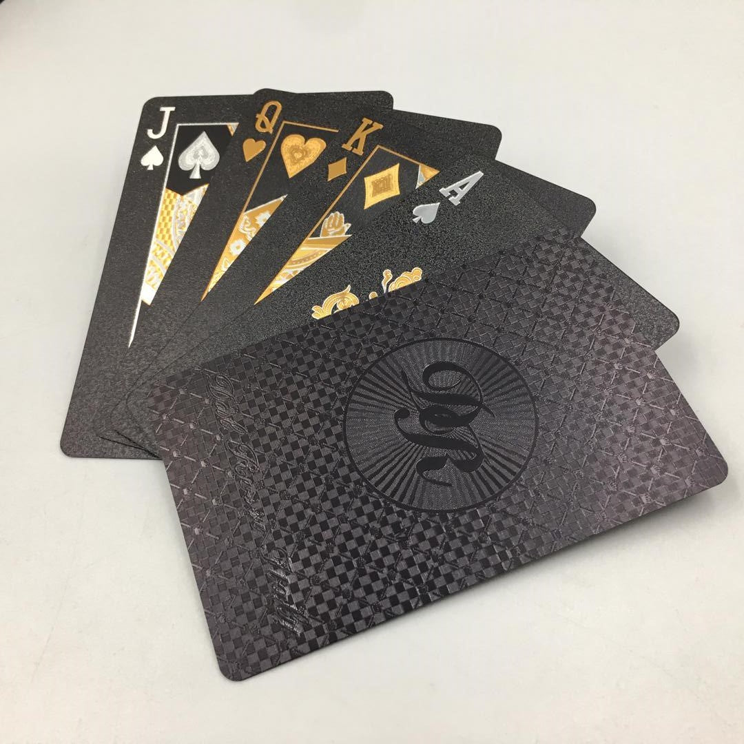 Dal Rossi Black Playing Cards