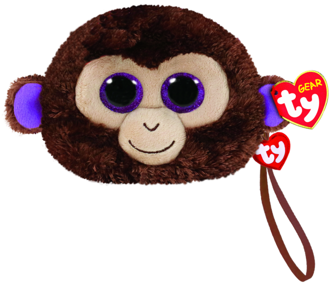Beanie Boos - Coconut Monkey Wristlet