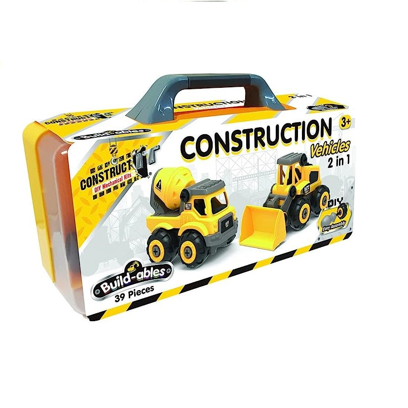 Construction Vehicles 2 in1