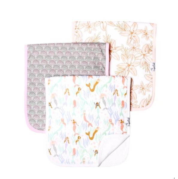 Premium Burp cloths 3pk - assorted