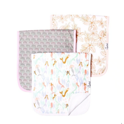 Premium Burp cloths 3pk - assorted