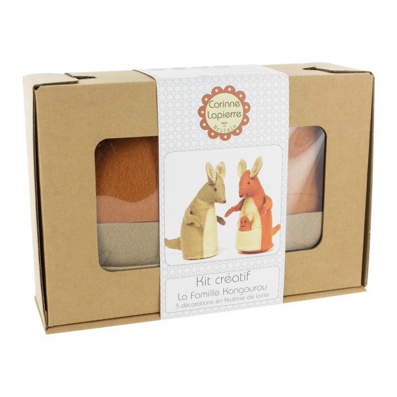 Felt Sewing Kit - Kangaroo Family