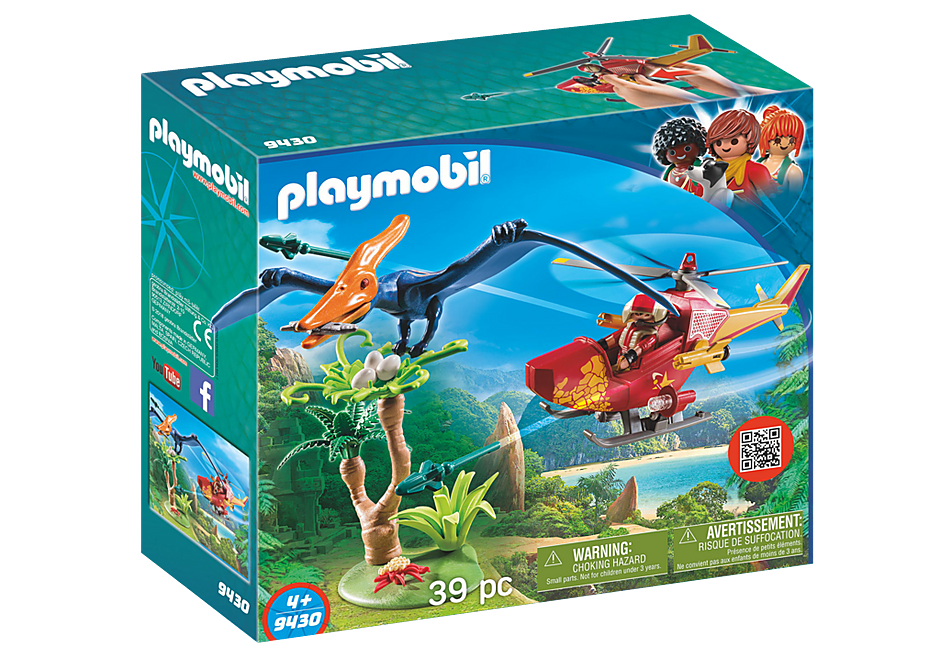 The Explorers - Adventure Copter with Pterodactyl 9430