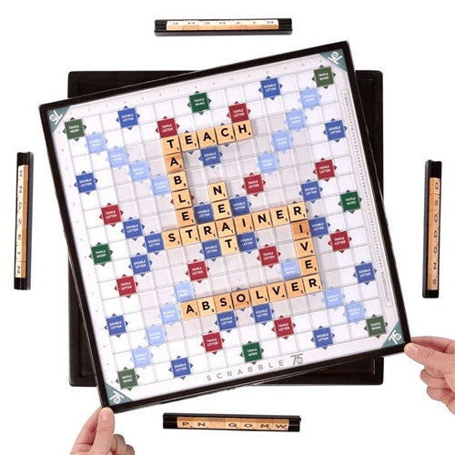 Scrabble Deluxe - Wooden 75th Anniversary Edition
