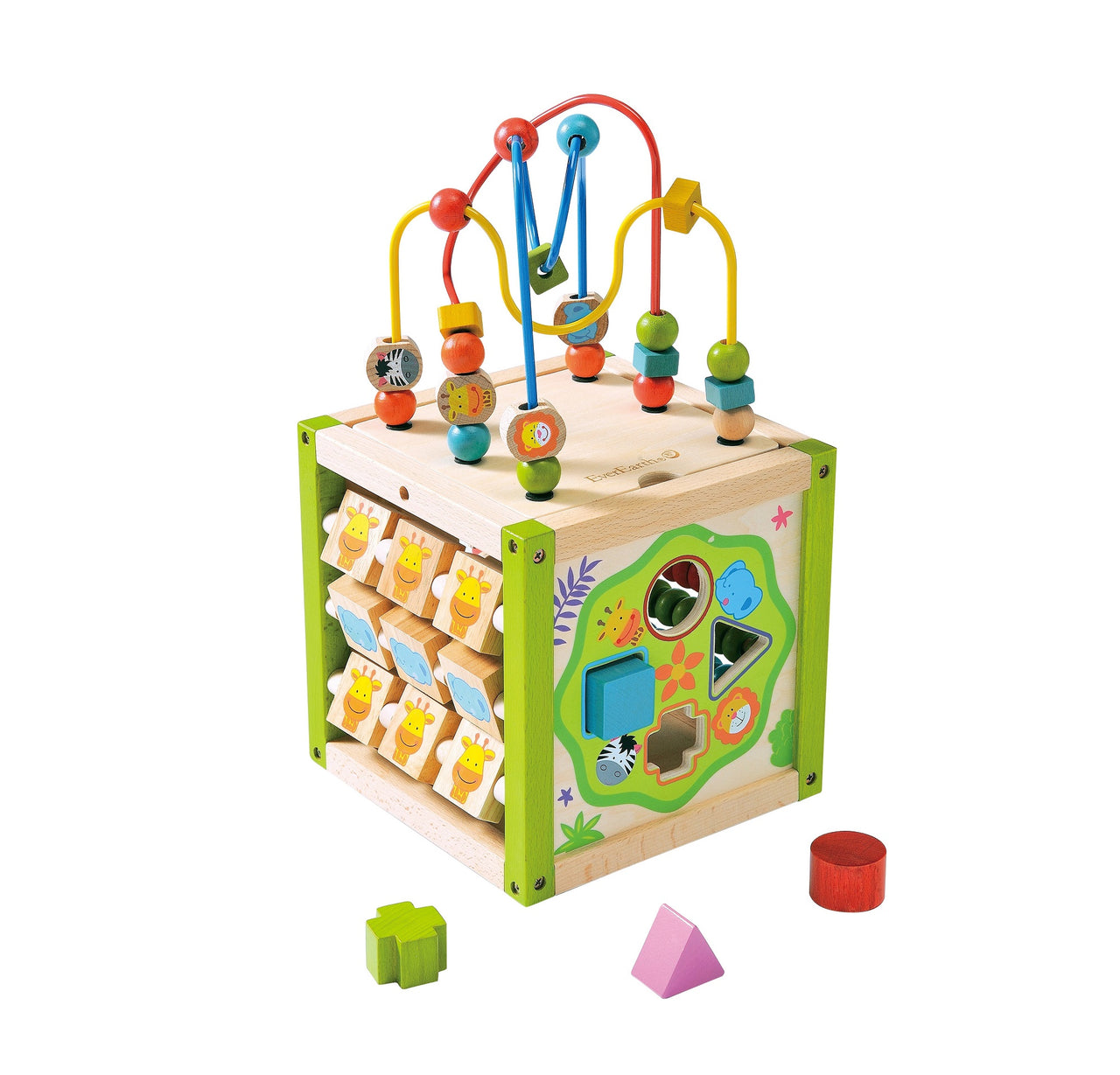 Multi-Play Activity Cube - Bright Colours