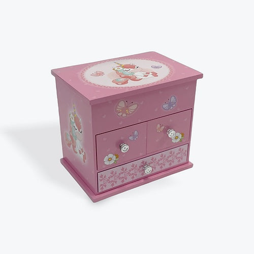 Musical Jewellery Box - 3 Drawers