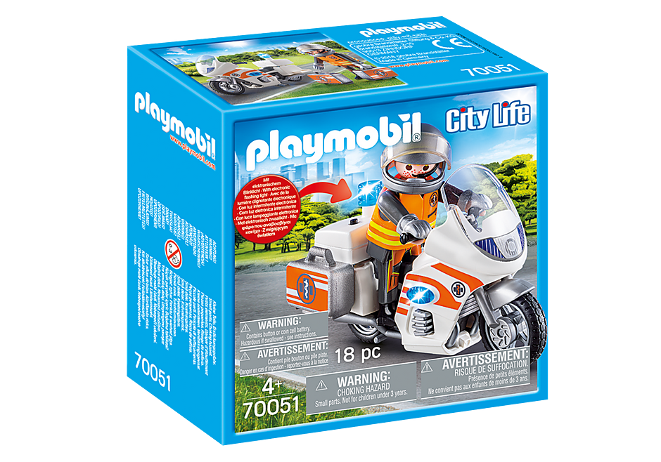 City Life -  Emergency Motorbike 70051