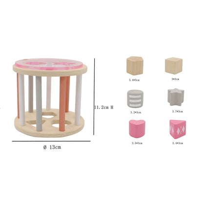 Wooden Rolling Shape Sorter
