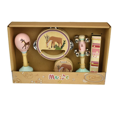 Calm & Breezy  - Woodland 5pc Musical Set