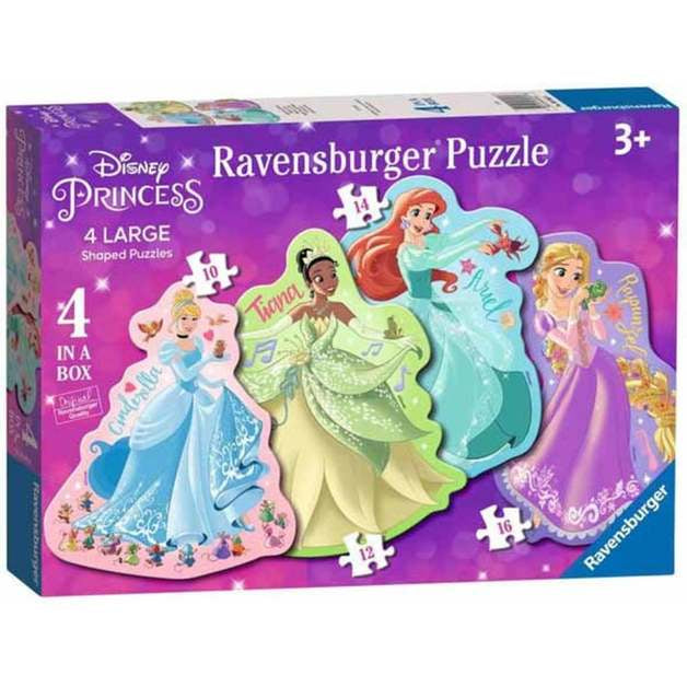 Disney Princess 4 Shaped Puzzle