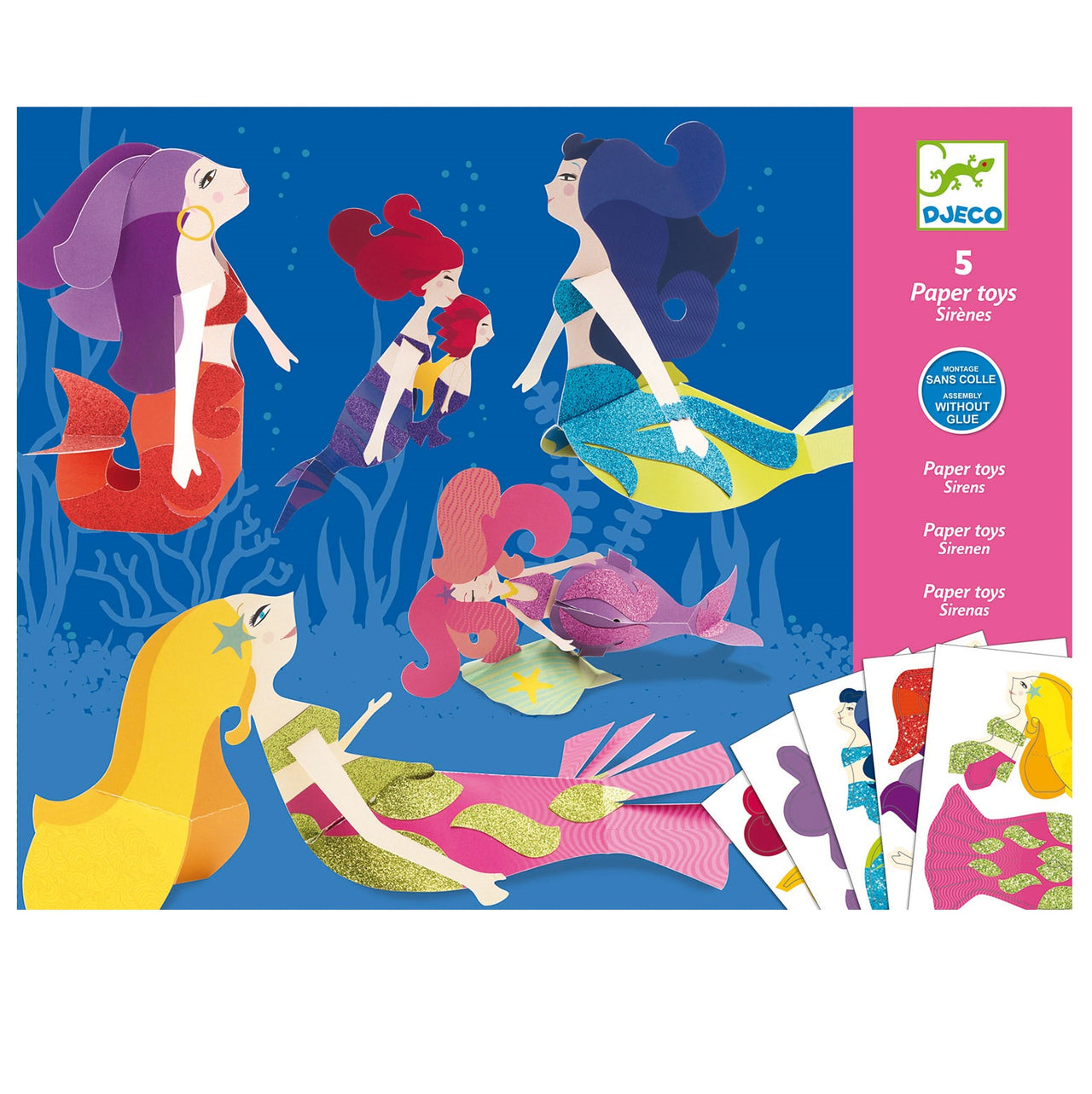 Paper Toys - Mermaids