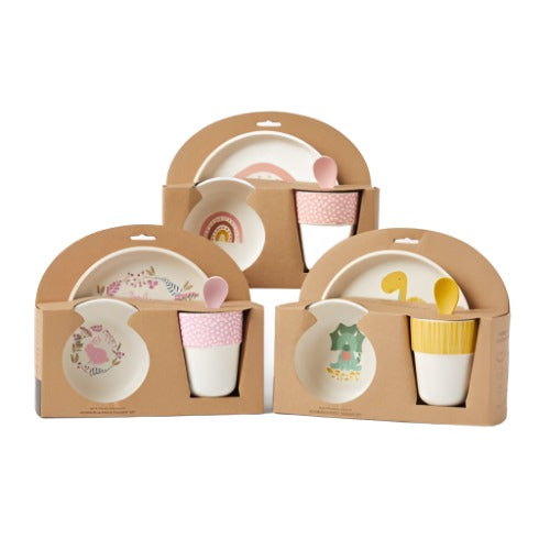 Bamboo 4-Piece Dinner Set