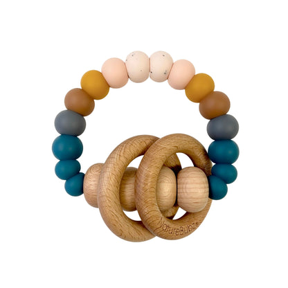 Rainbow Rattle Teething Toy